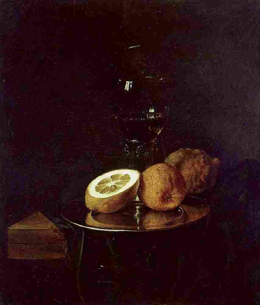 elinga Still Life with Citrus Fruit Art A4 Photo Print