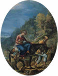 elsheimer Flight into Egypt 2 Art A4 Photo Print
