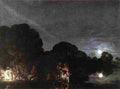elsheimer Flight into Egypt Art A4 Photo Print