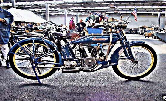 emblem motorbike A4 Photo Print