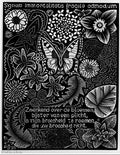 emblemata butterfly mc escher 1931 A4 Photo Print