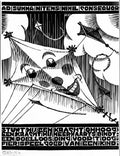 emblemata kite mc escher 1931 A4 Photo Print