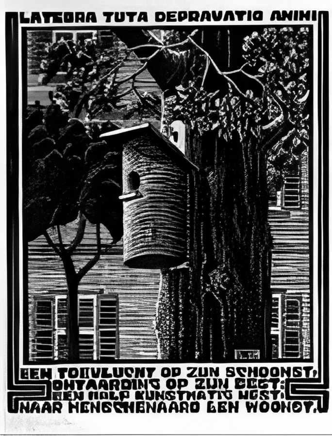 emblemata retreat mc escher 1931 A4 Photo Print