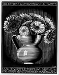 emblemata vase mc escher 1931 A4 Photo Print