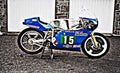 emc 250 motorbike A4 Photo Print
