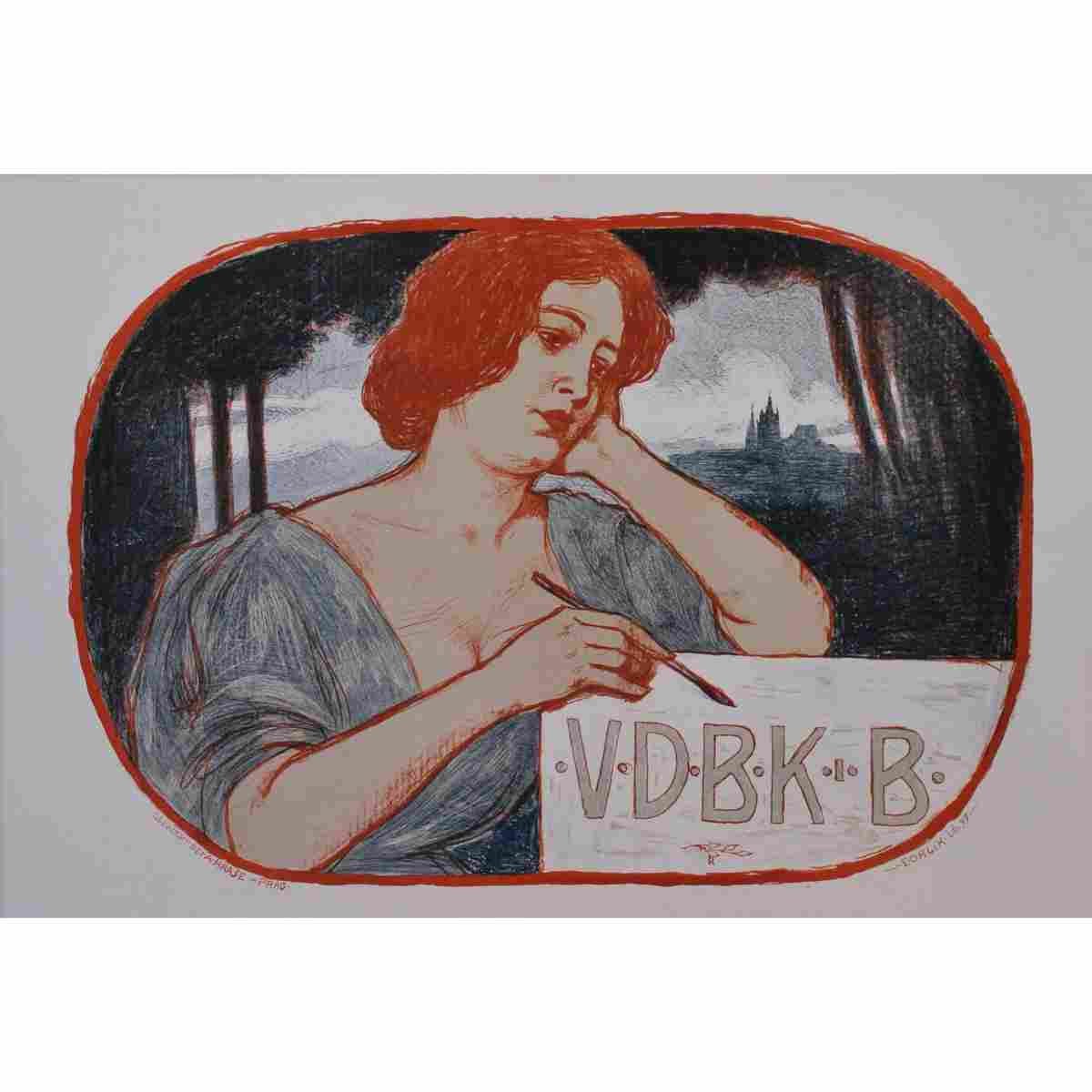 emil orlik vdbk in berlin 1897 2 Advert A4 Photo Print