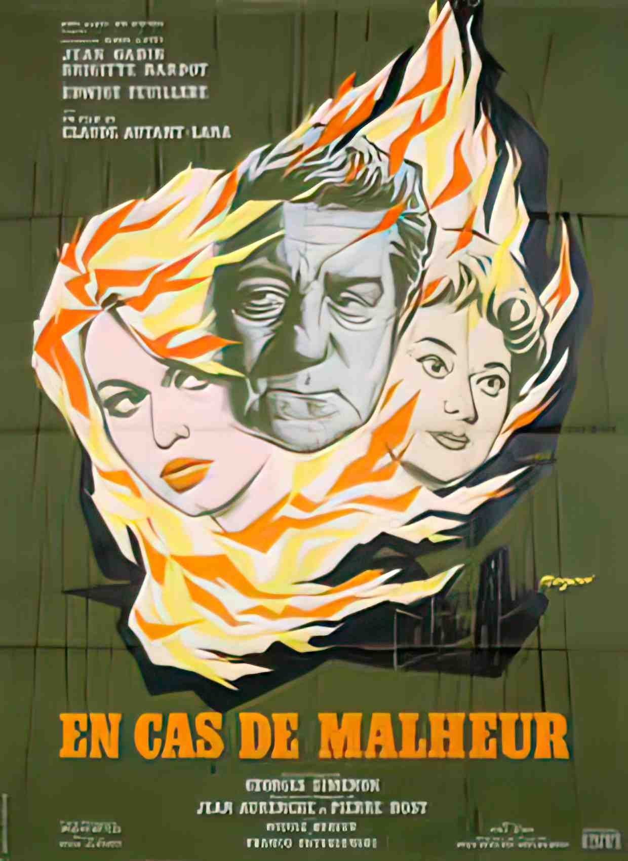 en cas de malheur A Advert A4 Photo Print