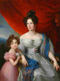 ender johann baroness joel von joelson with daughter Art A4 Photo Print