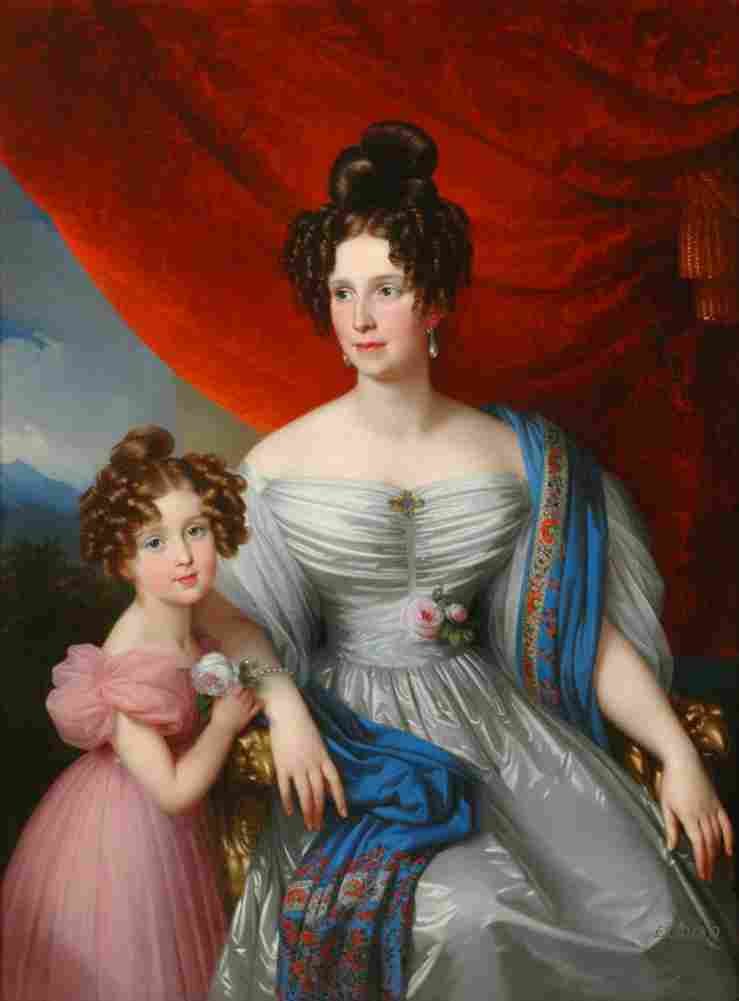 ender johann baroness joel von joelson with daughter Art A4 Photo Print