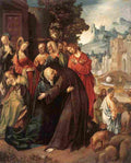 engebrechtsz christ taking leave of his mother Art A4 Photo Print