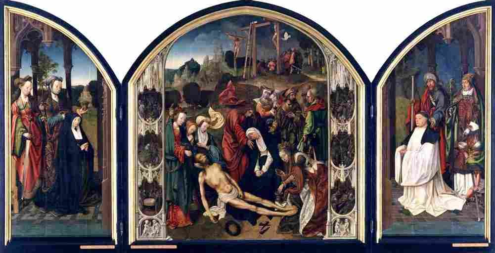 engebrechtsz lamentation altarpiece Art A4 Photo Print
