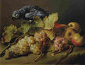 engert still life with a parrot and grapes copy Art A4 Photo Print