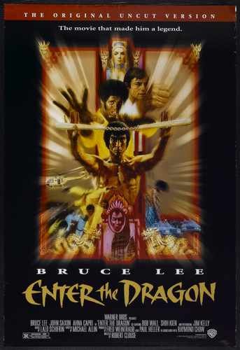 enter the dragon  006 film star poster A4 Photo Print