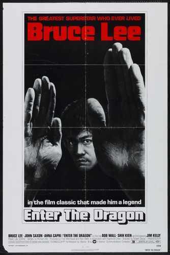 enter the dragon  007 film star poster A4 Photo Print