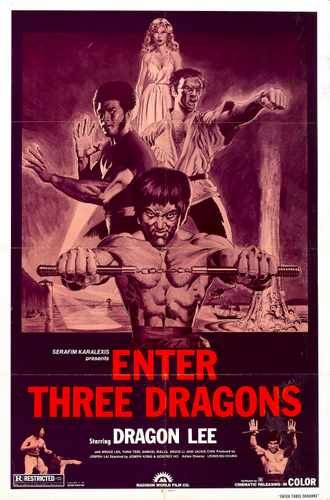 enter three dragons  01 film star poster A4 Photo Print
