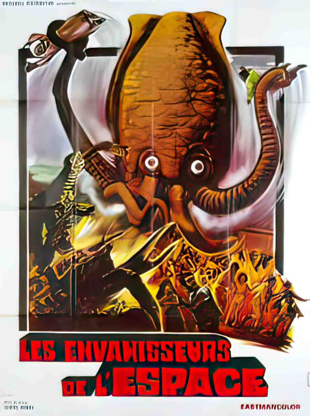 envahisseurs de l espace Advert A4 Photo Print