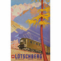 eric hermes loetschberg 1949 2 Advert A4 Photo Print