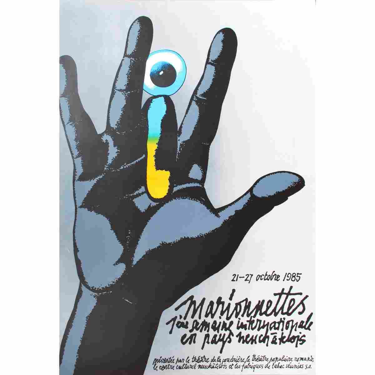 erika stump marionnettes 1985 2 Advert A4 Photo Print