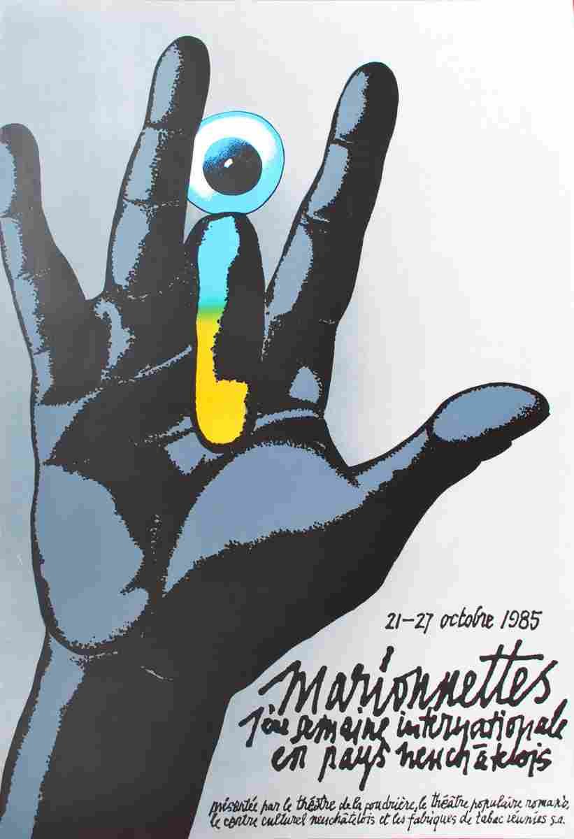 erika stump marionnettes 1985 4 Advert A4 Photo Print