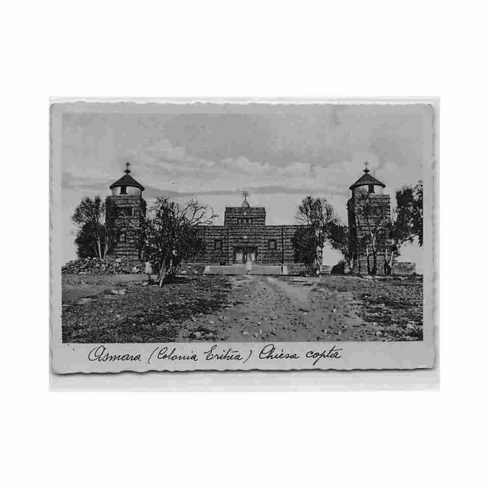 eritrea asmara coptic church a a e f cicero Vintage A4 Photo Print