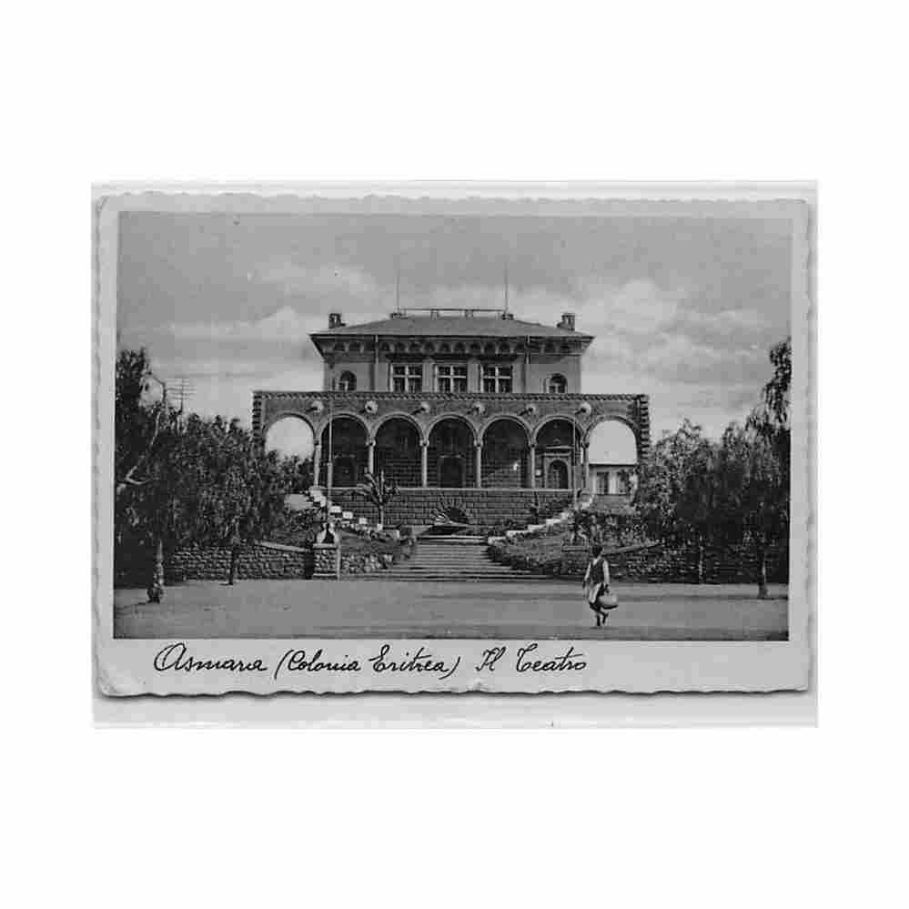 eritrea asmara the theater a a e f cicero Vintage A4 Photo Print