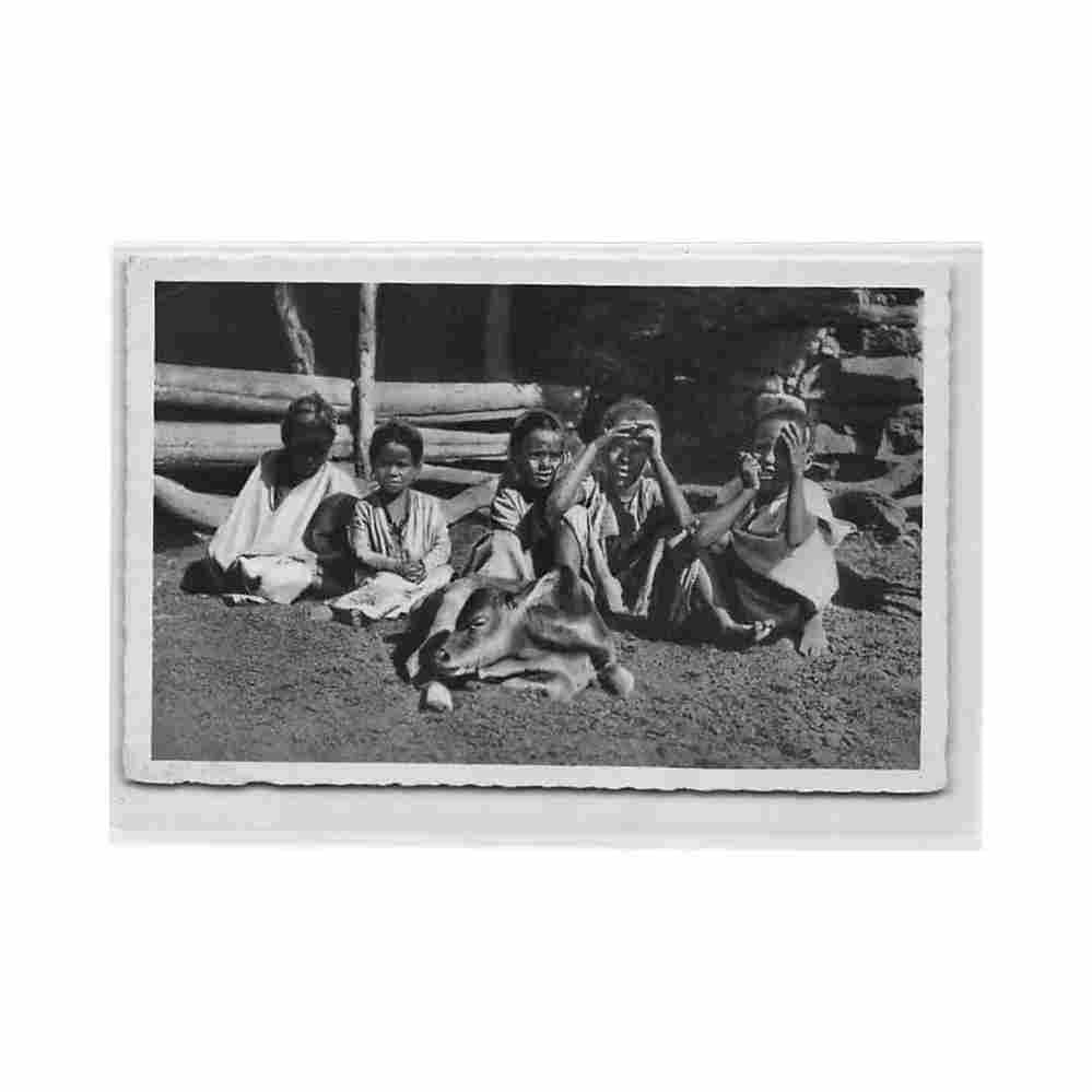 eritrea native children a baratti 38 Vintage A4 Photo Print
