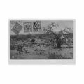 eritrea panorama of the western lowland with baobabs see stamps and postmarks a comini Vintage A4 Photo Print