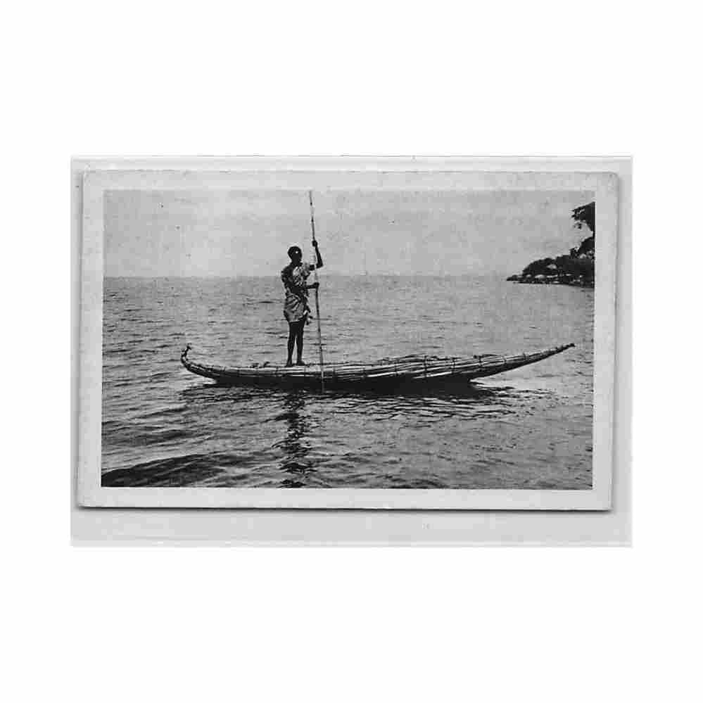 eritrea papyrus boat a a e f cicero Vintage A4 Photo Print