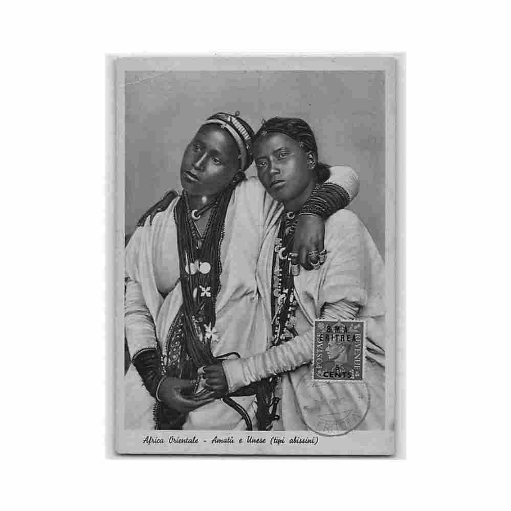 eritrea two abyssinian women size 15 cm x 10 cm cecami Vintage A4 Photo Print