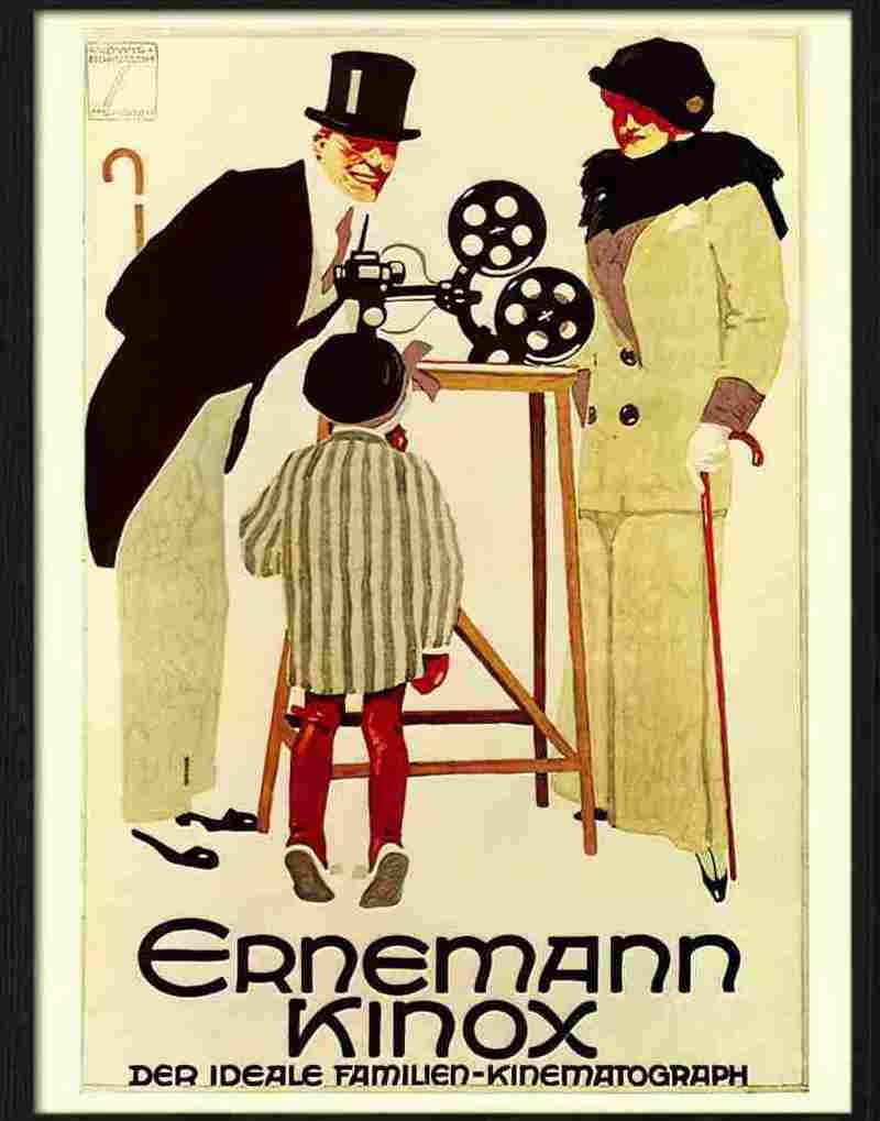 erneman kinox cine camera 1913 hohlwein 2 Advert A4 Photo Print