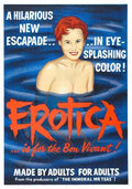 erotica 1961  01 film star poster A4 Photo Print