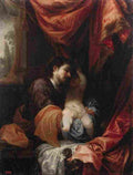 escalante saint joseph and the infant christ Art A4 Photo Print