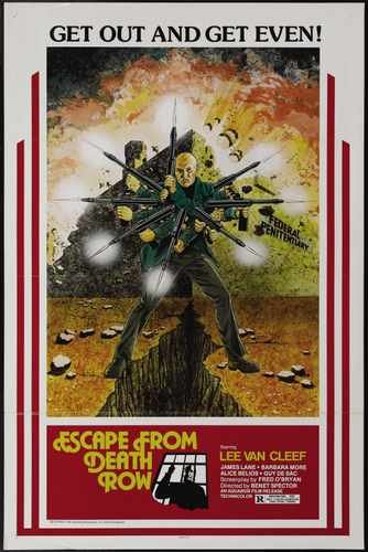 escape from death row  01 film star poster A4 Photo Print