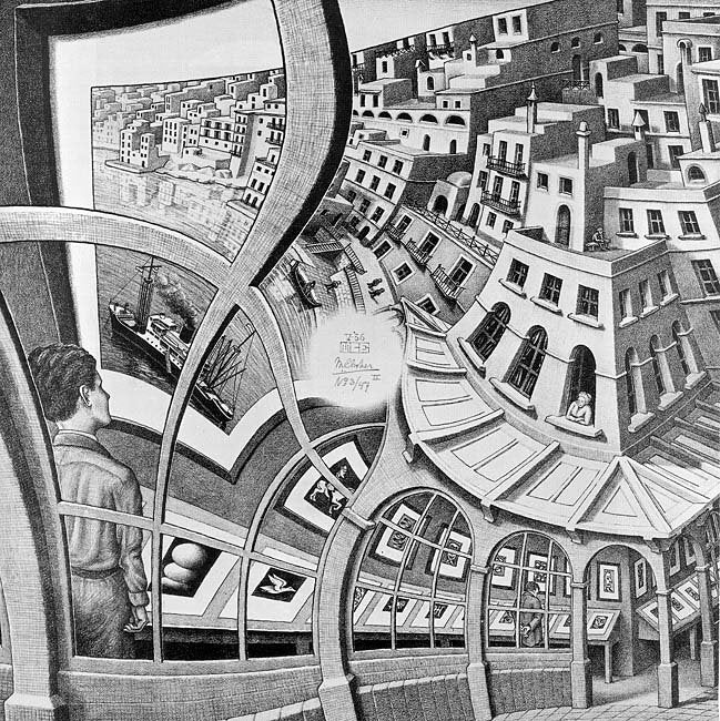 escher13 Art A4 Photo Print