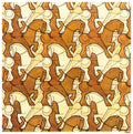 escher2 101 twon Cavaliers Art A4 Photo Print
