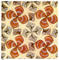 escher2 103 twon Shells and Starfish Art A4 Photo Print