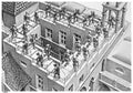 escher2 106 twon Ascending and Descending detail Art A4 Photo Print