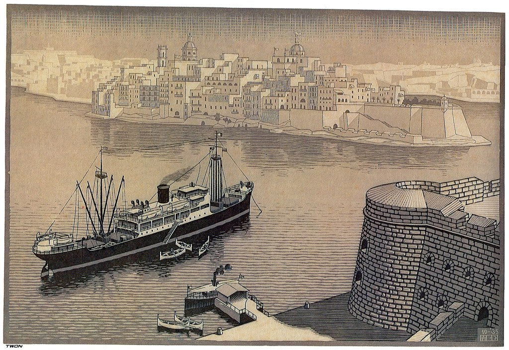 escher2 119 twon Art A4 Photo Print