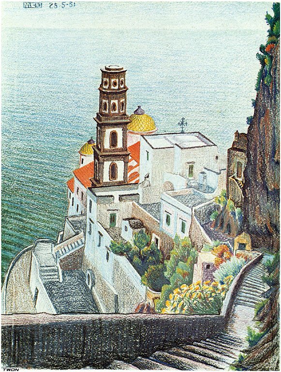 escher2 129 twon Art A4 Photo Print
