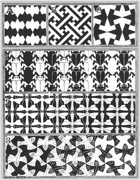 escher2 131 twon Art A4 Photo Print