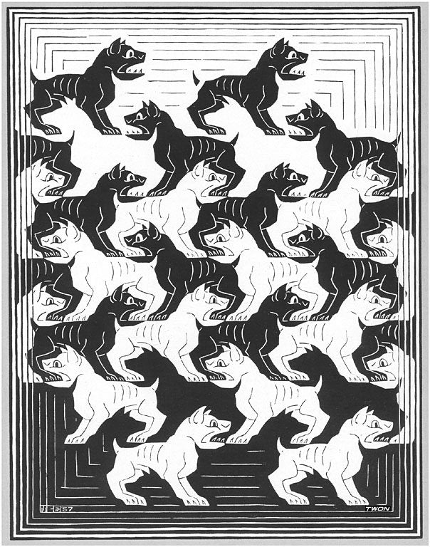escher2 133 twon Art A4 Photo Print