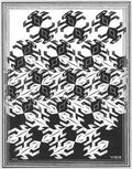 escher2 134 twon Art A4 Photo Print