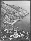 escher2 149 twon Ravello and the Coast of Amalfi Art A4 Photo Print