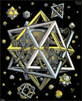 escher2 180 twon Stars Art A4 Photo Print