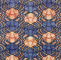 escher2 183 twon Symmetry Watercolor 117 Crab Art A4 Photo Print