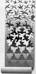 escher5 Art A4 Photo Print