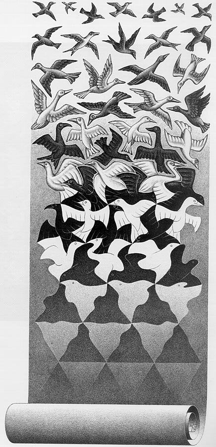 escher5 Art A4 Photo Print