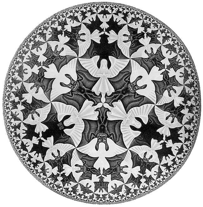 escher6 Art A4 Photo Print