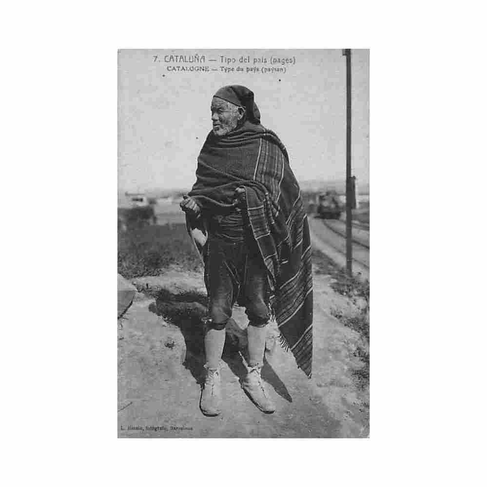 espana cataluna typo del pais pages ed l roisin 7 Vintage A4 Photo Print