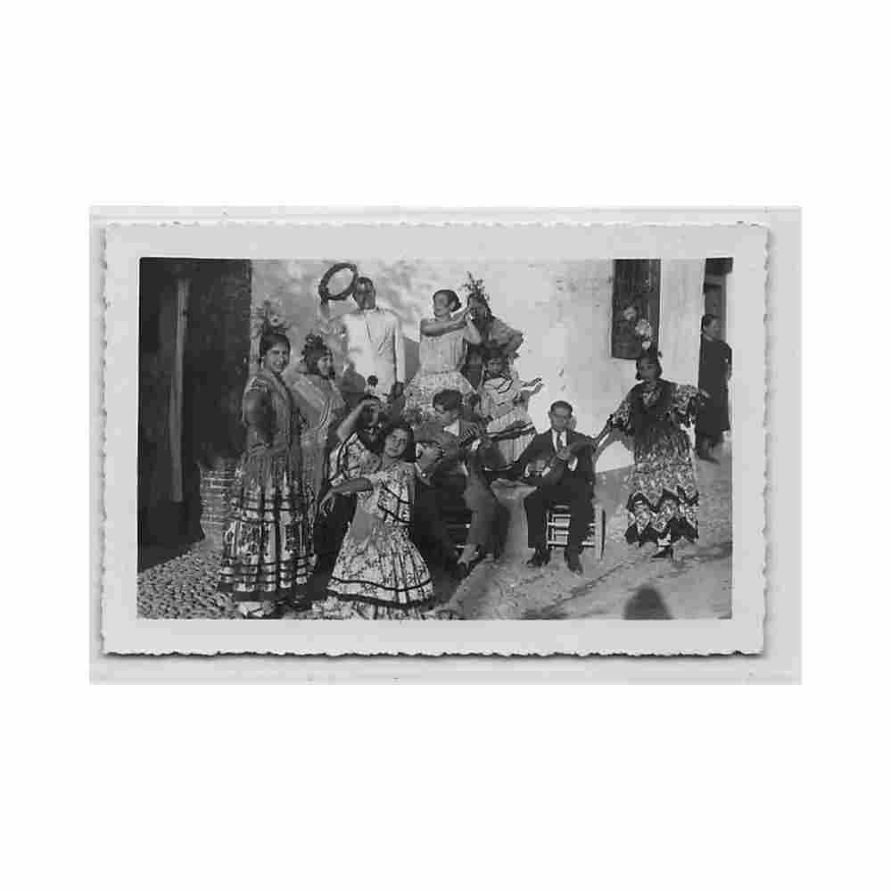 espana granada tipica zambra gitana gallegos ed desconocido Vintage A4 Photo Print